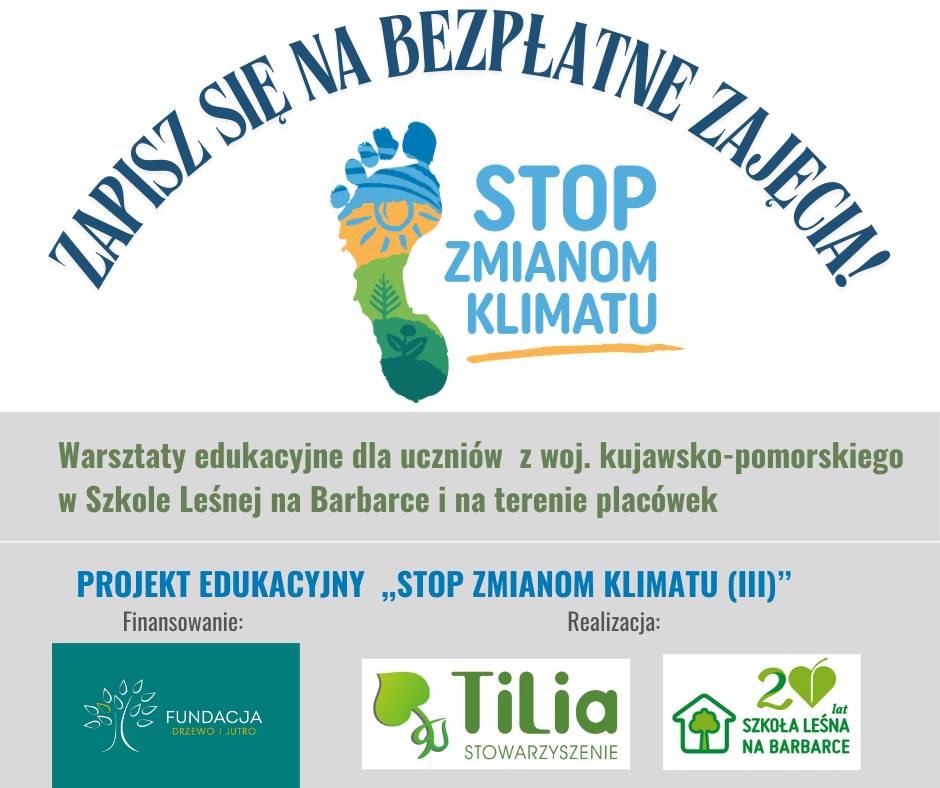 Zapraszamy na bepłatne warsztaty o tym jak dbać o klimat!